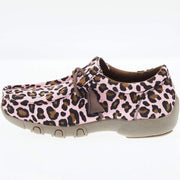 Roper Footwear Kids Chillin Pink Leopard Casual Shoe