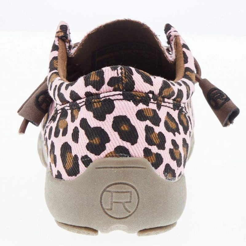Roper Footwear Kids Chillin Pink Leopard Casual Shoe