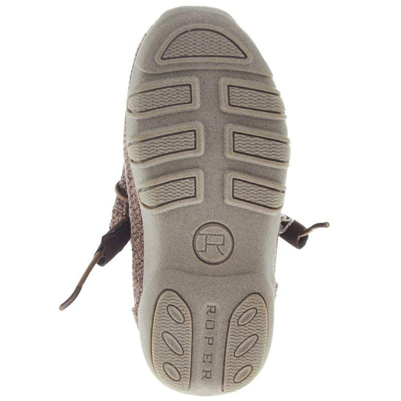 Roper Footwear Kids Chillin Brown Casual Shoe