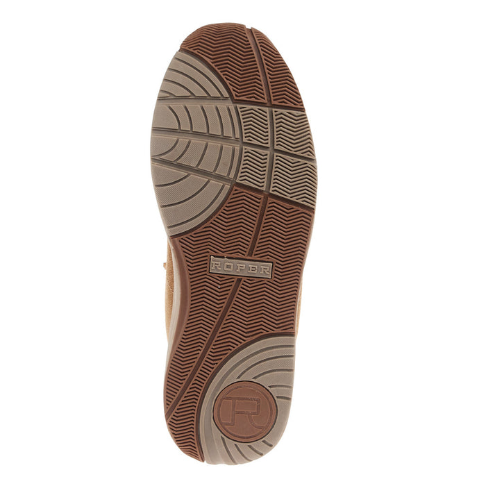 Roper Footwear Men's Clearcut III Tan Canvas Casual Shoe