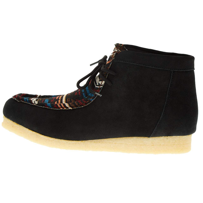 Roper Footwear Men`s Black Aztec Suede GumSole Chukka