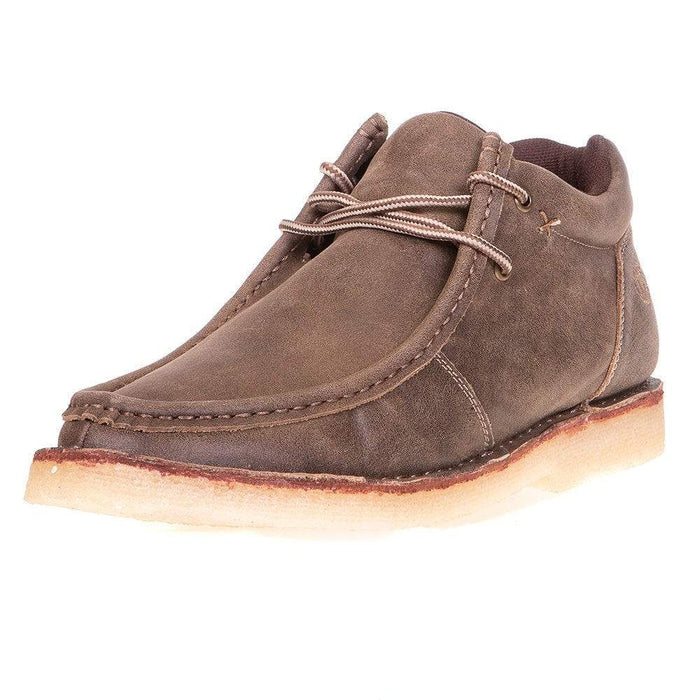Roper Footwear Men's Tan Vintage Leather Gum Sole Lace Up Shoes
