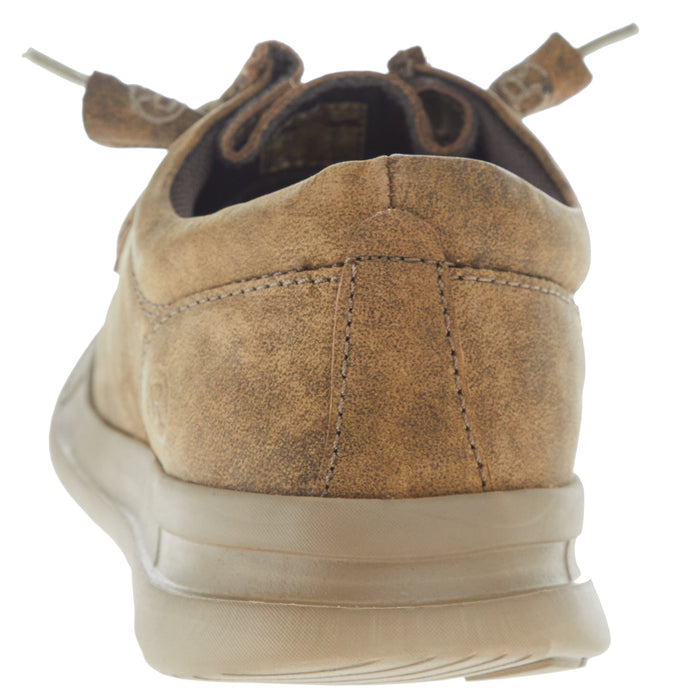 Roper Footwear Men's Chillin Low Tan Leather Casual Shoe