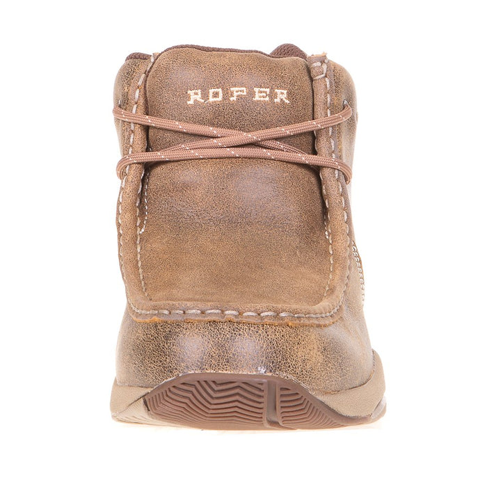 Roper Footwear Men's Tan Vintage Antiqued Chukka Shoes