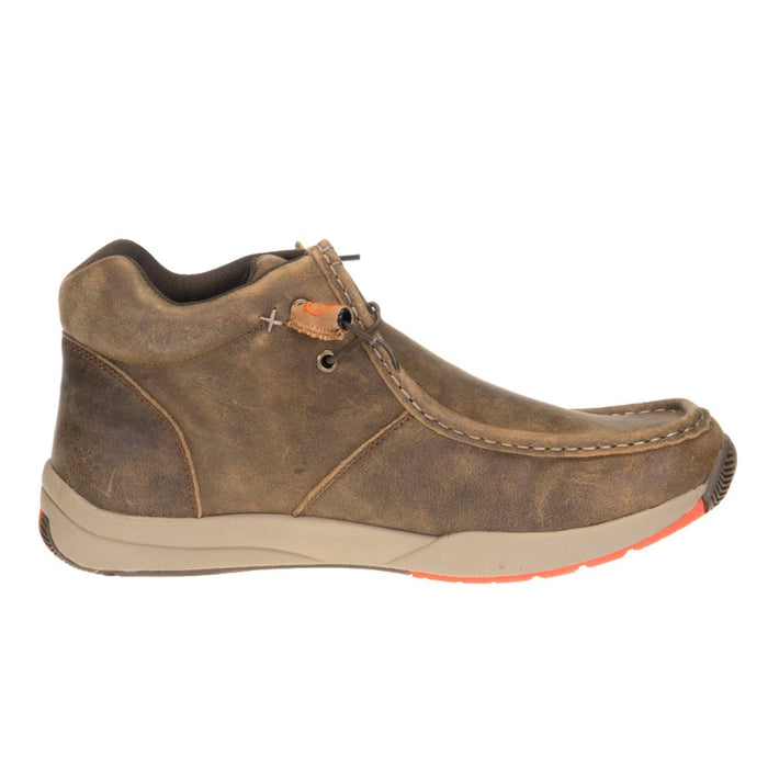 Roper Footwear Men's Clearcut Tan Orange Distressed Leather Casual Shoe