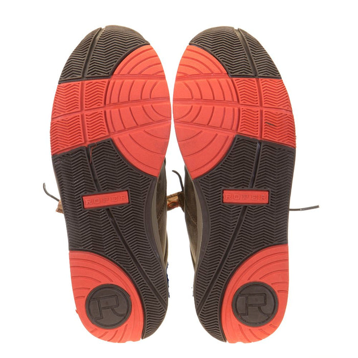 Roper Footwear Men's Clearcut Tan Orange Distressed Leather Casual Shoe