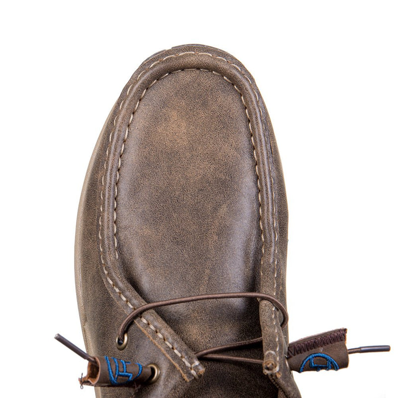 Roper Footwear Men's Clearcut Low Brown & Blue Slip On Casual Shoe