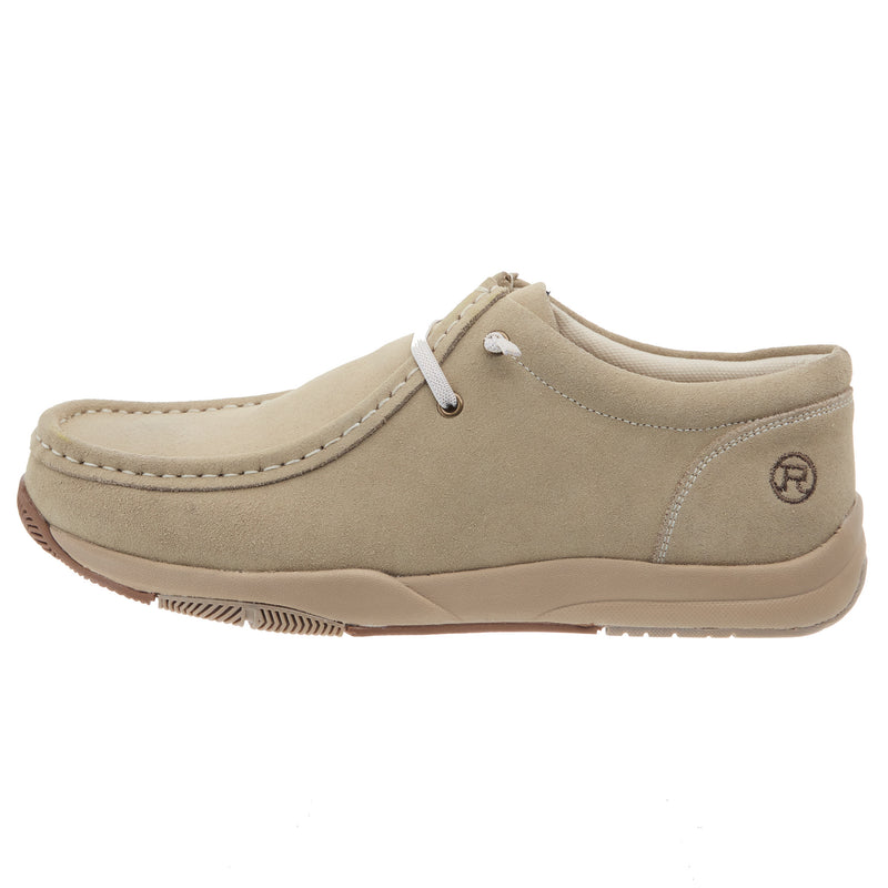 Roper Footwear Mens Clearcut Low Tan Suede Upper Casual Shoe