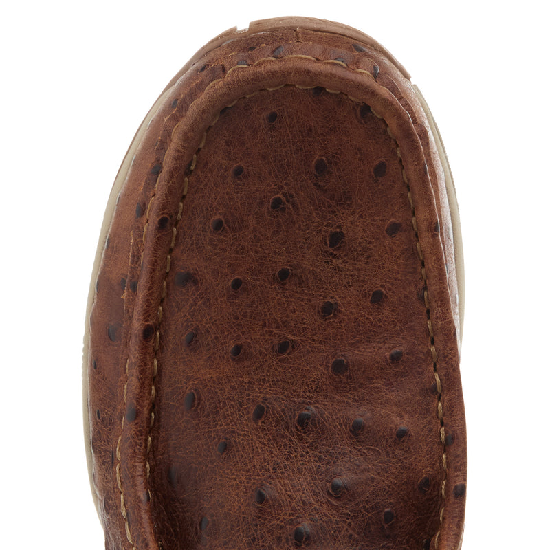 Roper Footwear Mens Clearcut Low Vintage Cognac Ostrich Casual Shoe