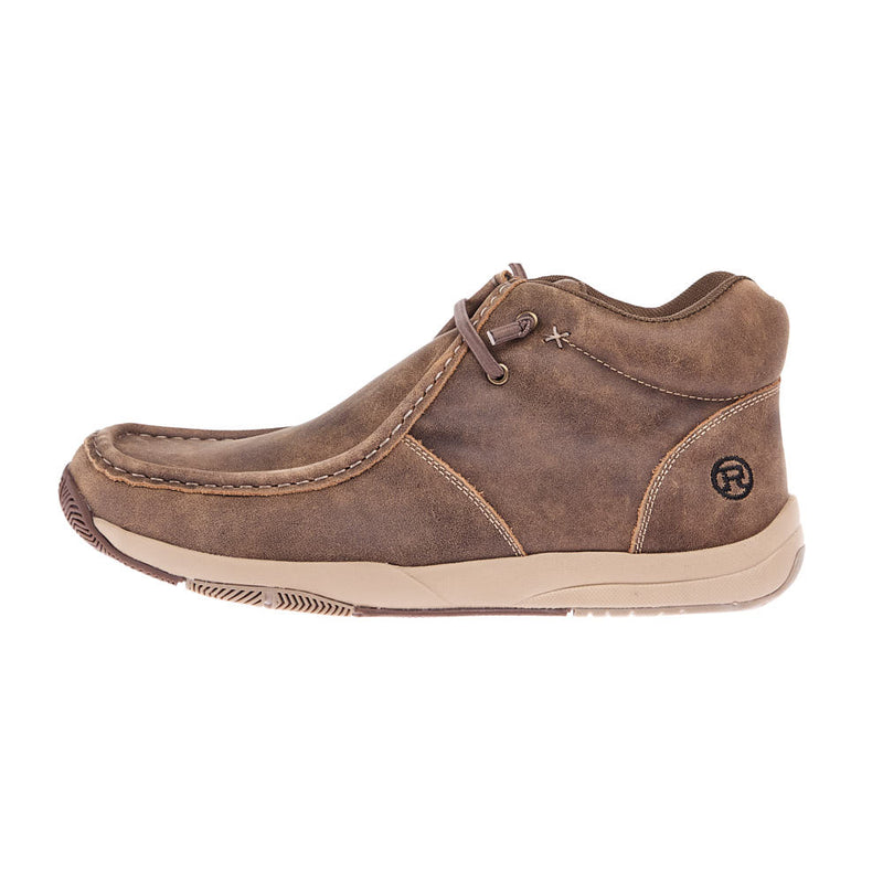 Roper Footwear Men`s Vintage Brown Clearcut Casual Shoe