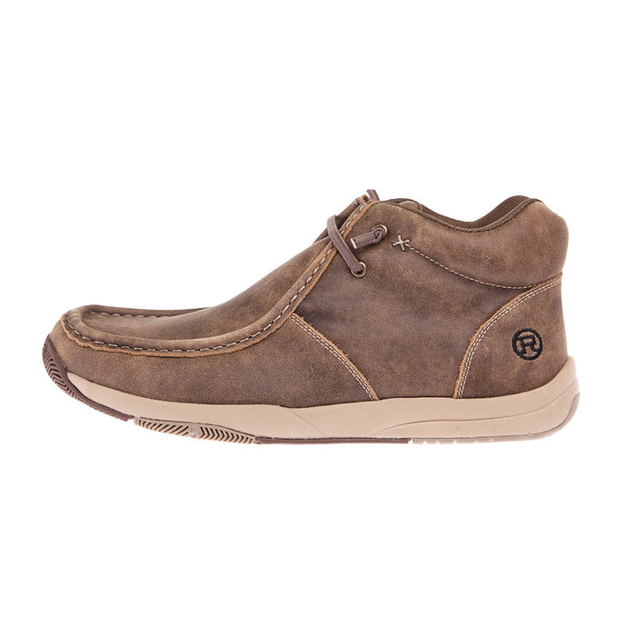 Roper Footwear Men`s Vintage Brown Clearcut Casual Shoe
