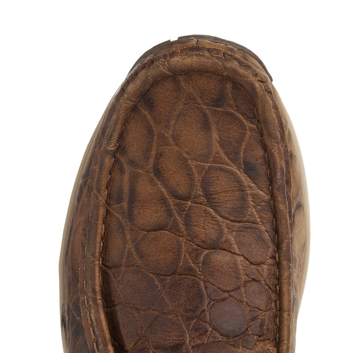 Roper Footwear Men's Clearcut Low Brown Turtle Embossed Casual Shoe
