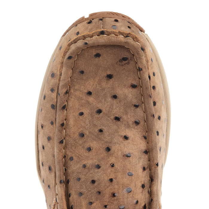 Roper Footwear Men's Vintage Tan Ostrich Print Clearcut Casual Shoe