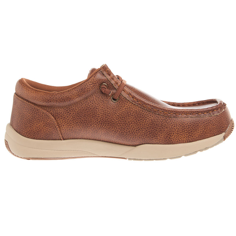 Roper Footwear Men's Tan Tumbled Clearcut Low Casual Shoe
