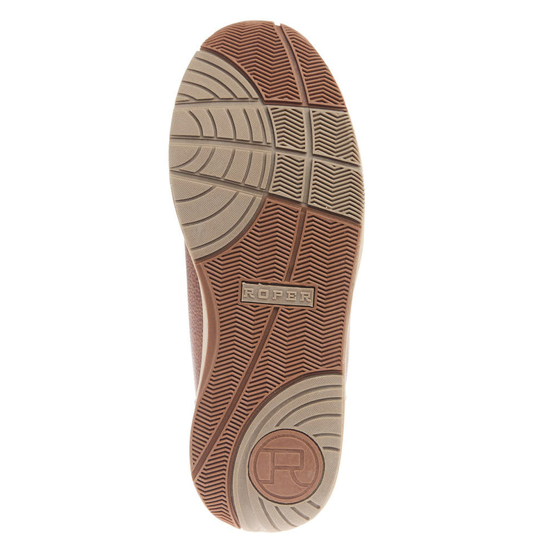 Roper Footwear Men's Tan Tumbled Clearcut Low Casual Shoe