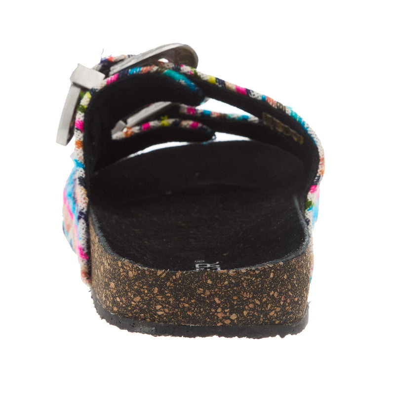 Roper Footwear Womens Desiree Serape Fabric Buckle Sandal