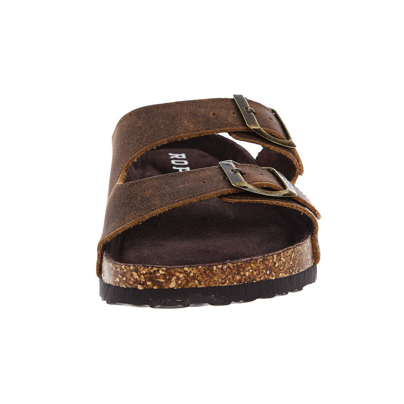 Roper Footwear Women`s Delilah Brown Leather Sandal