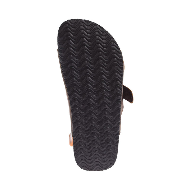 Roper Footwear Women`s Delilah Brown Leather Sandal
