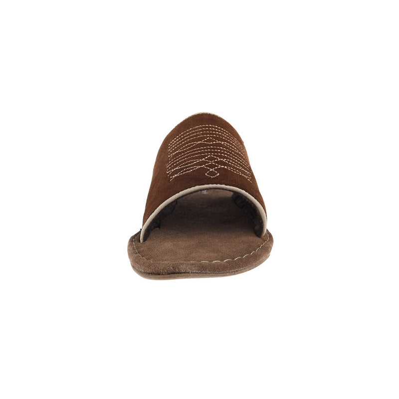 Roper Footwear Women's Tan Suede With Toe Bug Sandal