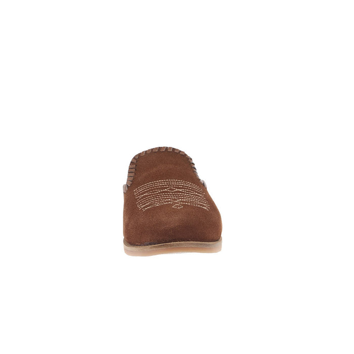 Roper Footwear Women's Hampton Brown Cow Suede Mule