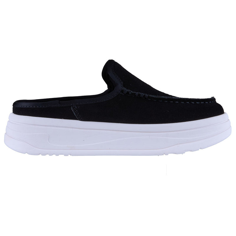 Roper Footwear Women's Lila Black Cow Suede Sport Mule Casual