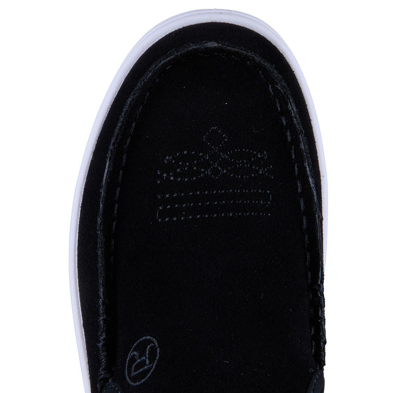 Roper Footwear Women's Lila Black Cow Suede Sport Mule Casual