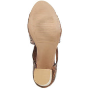 Roper Footwear Women`s Brown Tooled Leather Heel