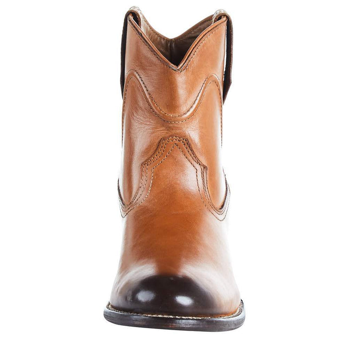 Roper Footwear Women`s Tan Burnished Leather Bootie