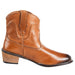 Roper Footwear Women`s Tan Burnished Leather Bootie