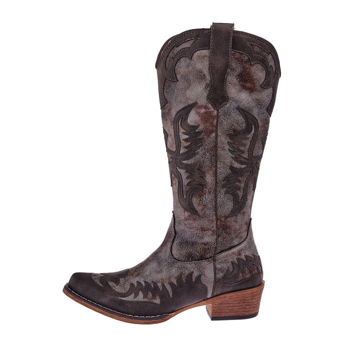 Roper Footwear Women's Vintage Grey Maria Boot