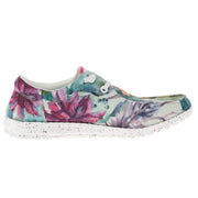 Roper Footwear Women's Hang Loose Cactus Print Canvas Casual