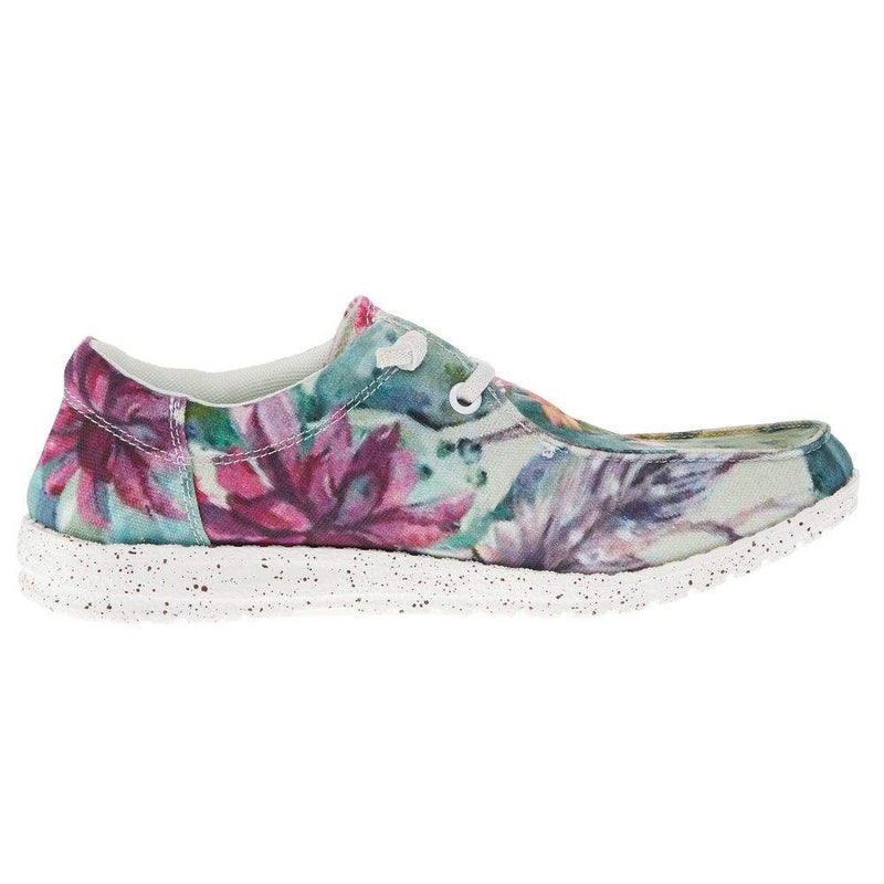 Roper Footwear Women's Hang Loose Cactus Print Canvas Casual