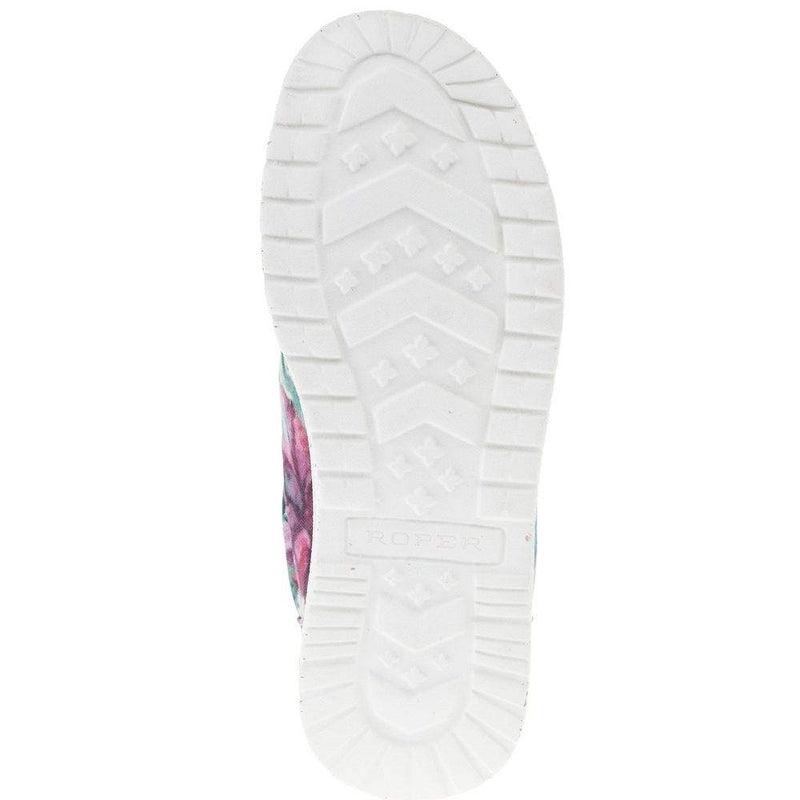 Roper Footwear Women's Hang Loose Cactus Print Canvas Casual