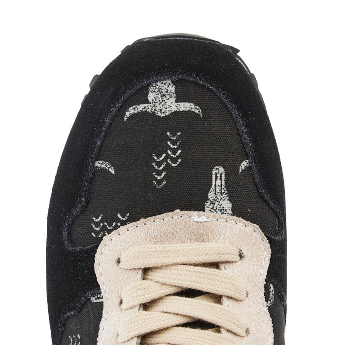 Roper Footwear Women's Black Suede Giddy Up Longhorn Jogger Shoes