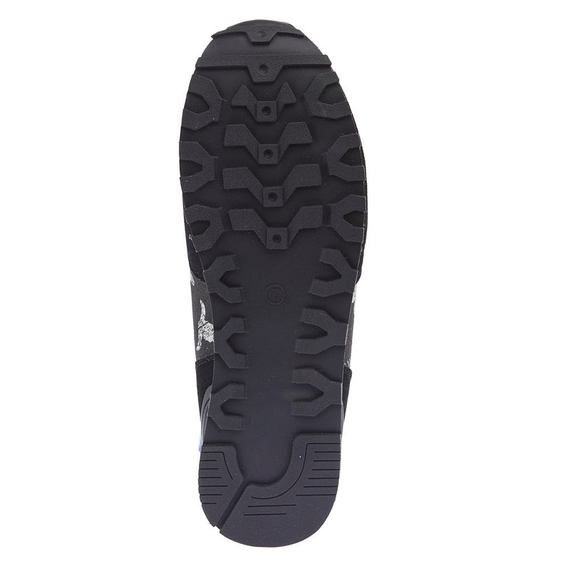 Roper Footwear Women's Black Suede Giddy Up Longhorn Jogger Shoes