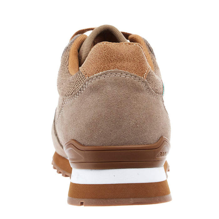Roper Footwear Women`s Beige Suede Giddyup Western Stitch Jogger