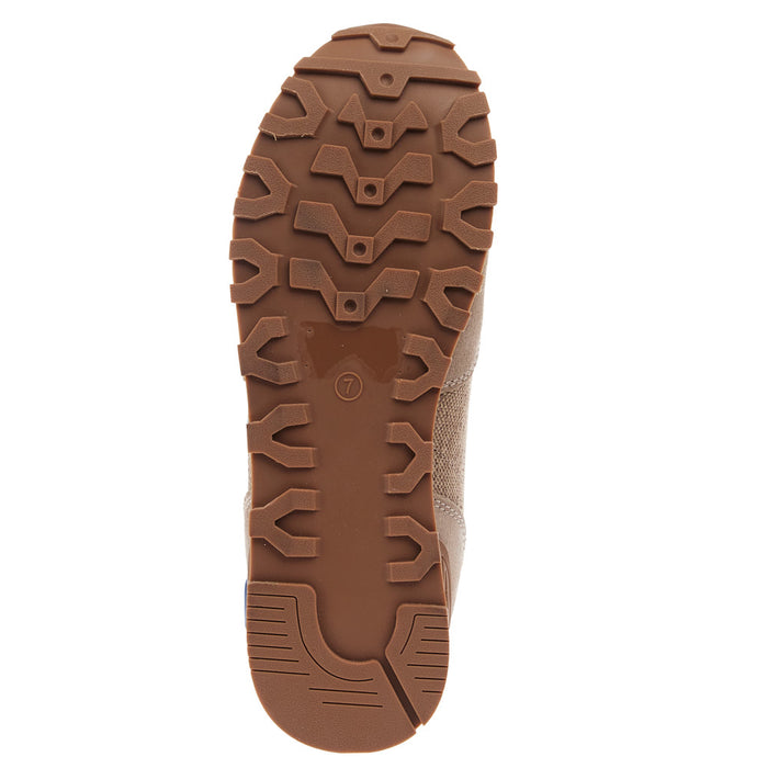 Roper Footwear Women`s Beige Suede Giddyup Western Stitch Jogger