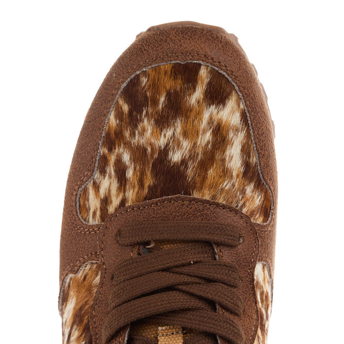 Roper Footwear Women`s Giddy Up Brown Hair on Hide Sneaker