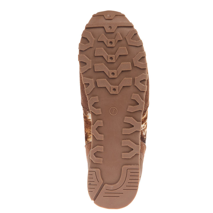 Roper Footwear Women`s Giddy Up Brown Hair on Hide Sneaker
