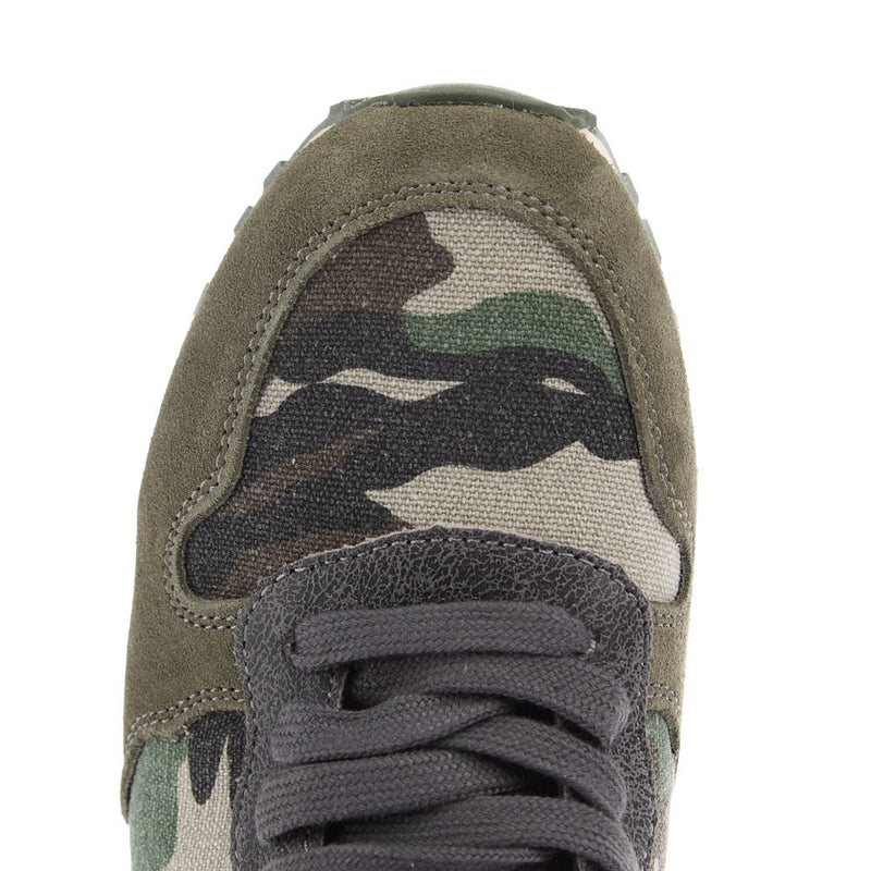 Roper Footwear Women's Giddy Up Green Camo Print Sneaker