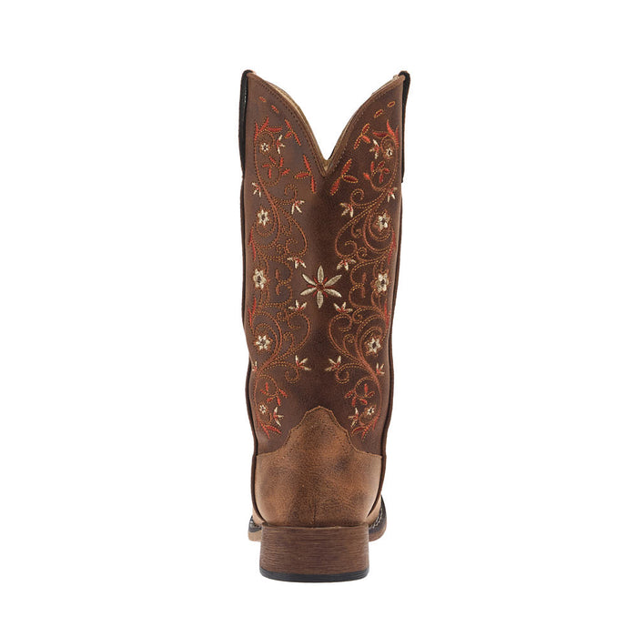 Roper Footwear Women's Bailey Vintage Tan Leather Vamp 11