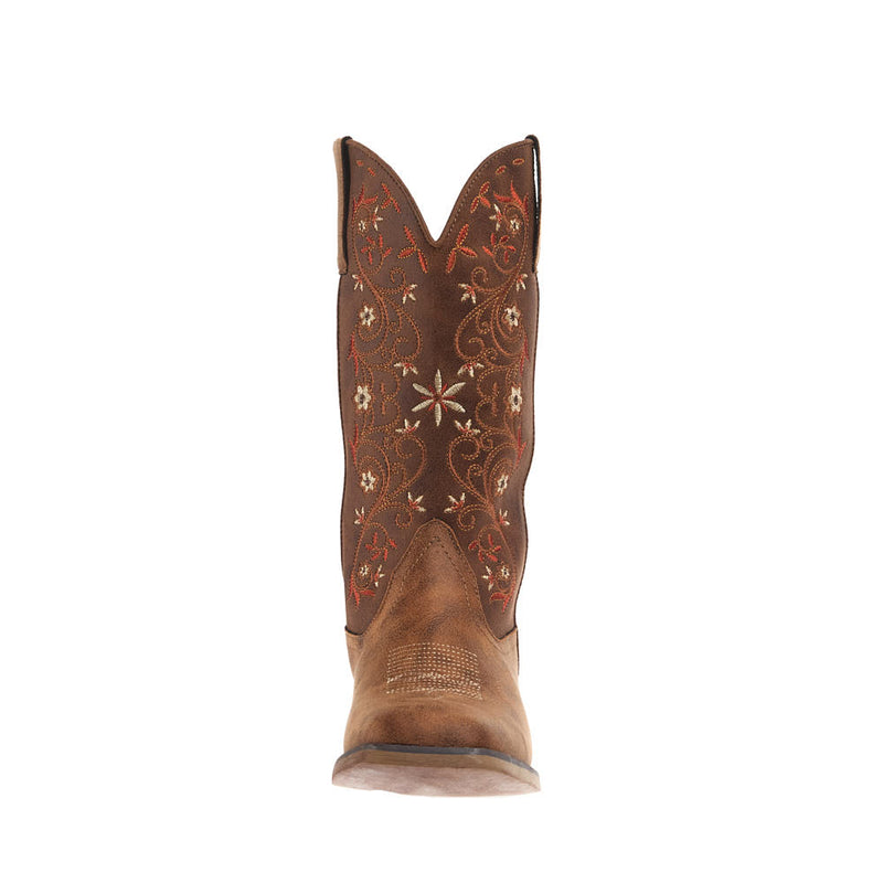 Roper Footwear Women's Bailey Vintage Tan Leather Vamp 11