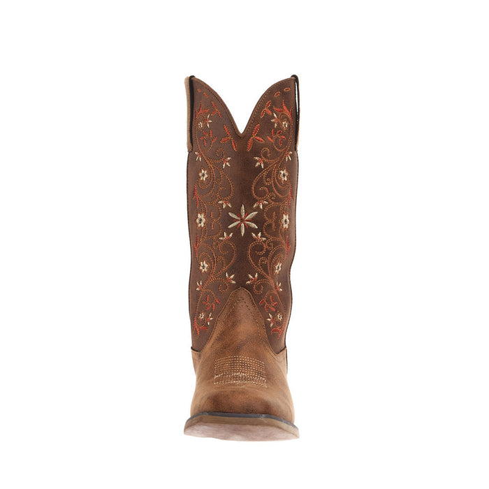 Roper Footwear Women's Bailey Vintage Tan Leather Vamp 11