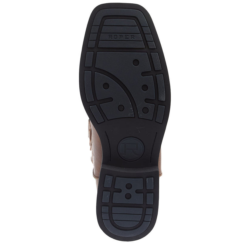 Roper Footwear Big Kid's Luke Tan Square Toe Boot