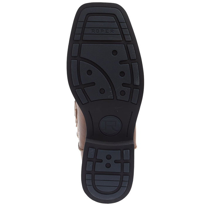 Roper Footwear Big Kid's Luke Tan Square Toe Boot