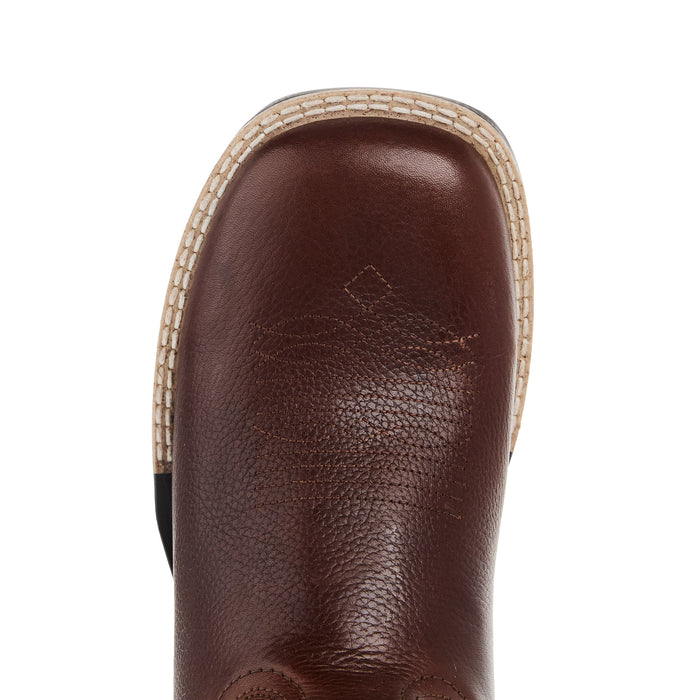 Roper Footwear Youth James Brown Leather Vamp w/ Tan Shaft Square Toe Boot