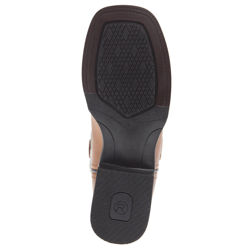 Roper Footwear Youth James with Green Leather Shaft Cowboy Boot