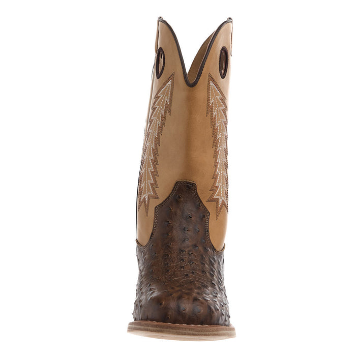 Roper Footwear Kid's Walker Bumps Brown Ostrich Print Boot