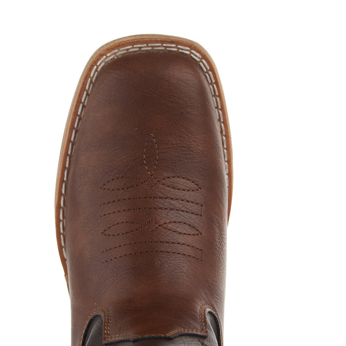Roper Footwear Kid's Brown Faux Vamp 10in Dark Brown Faux Top