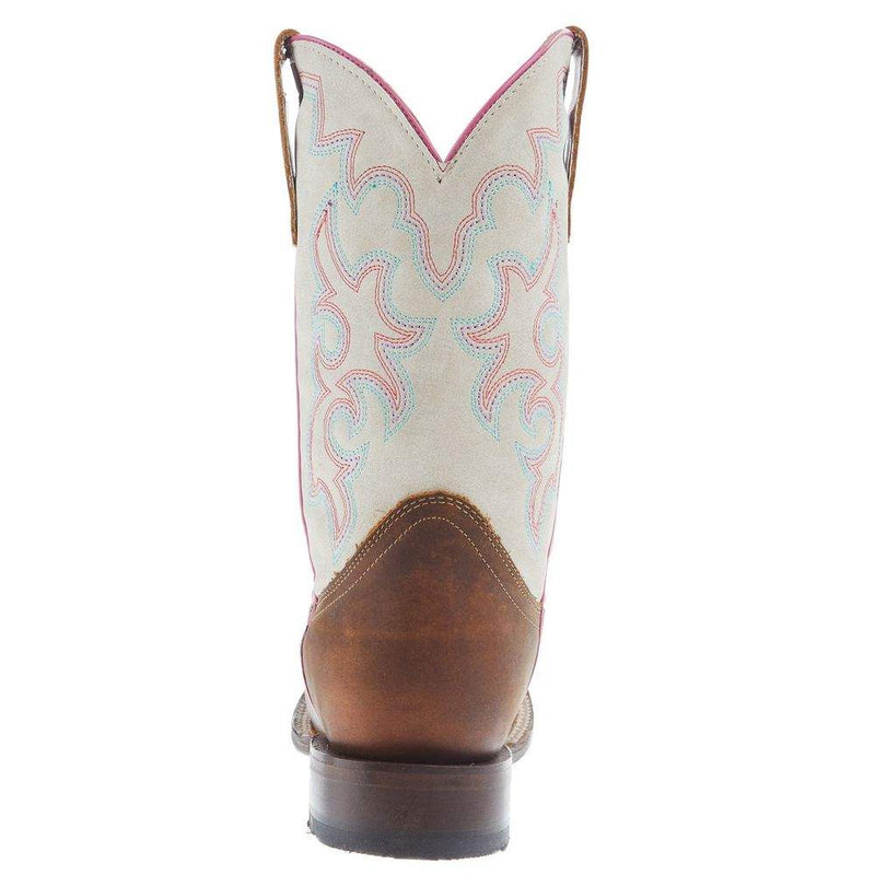 Roper Footwear Big Kids Maci 10 In Cream Top Boot